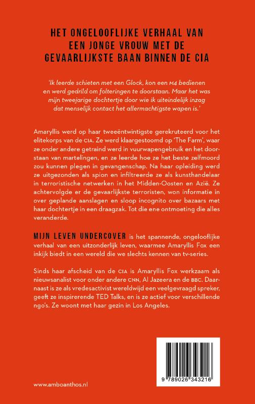 Achterkant van Mijn leven undercover