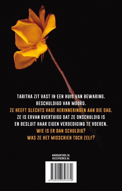 Achterkant van In hechtenis