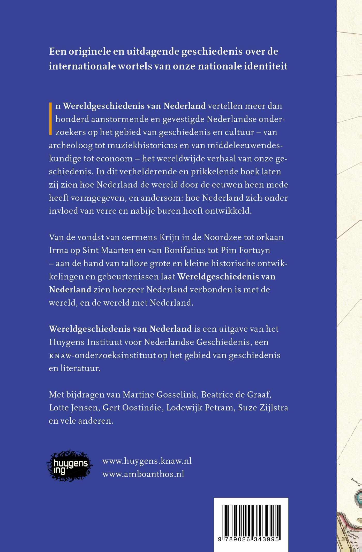 Achterkant van Wereldgeschiedenis van Nederland