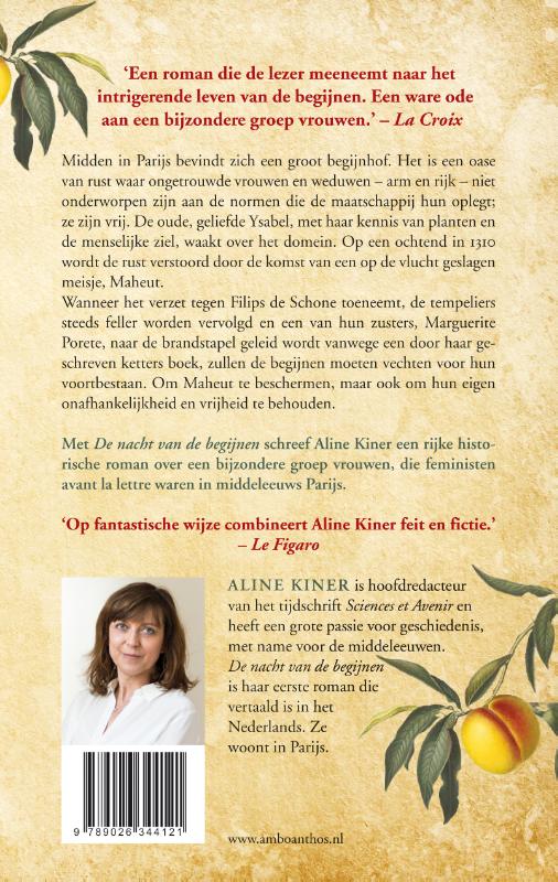 Achterkant van De nacht van de begijnen