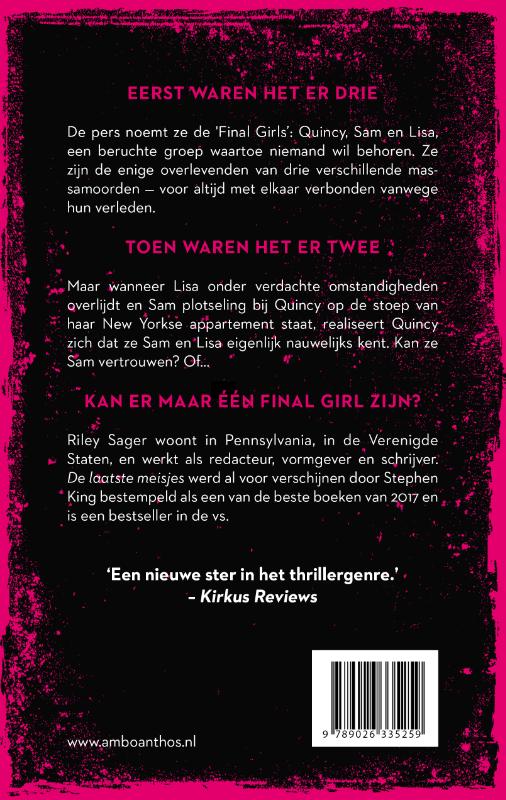 Achterkant van De laatste meisjes