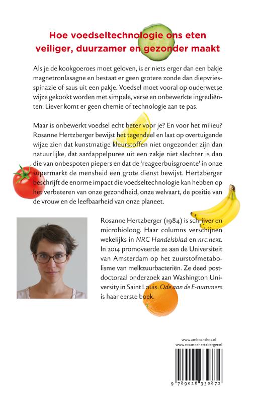Achterkant van Ode aan de e-nummers