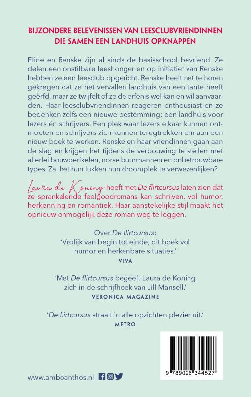 Achterkant van De leesclub