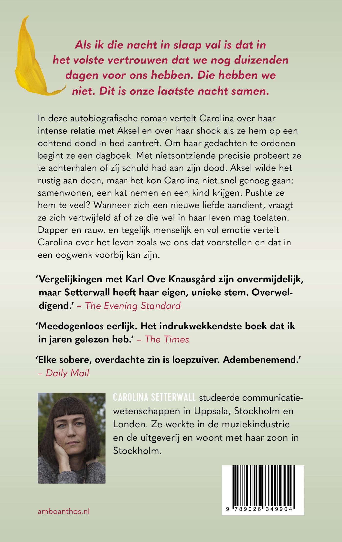 Achterkant van Laten we er het beste van hopen