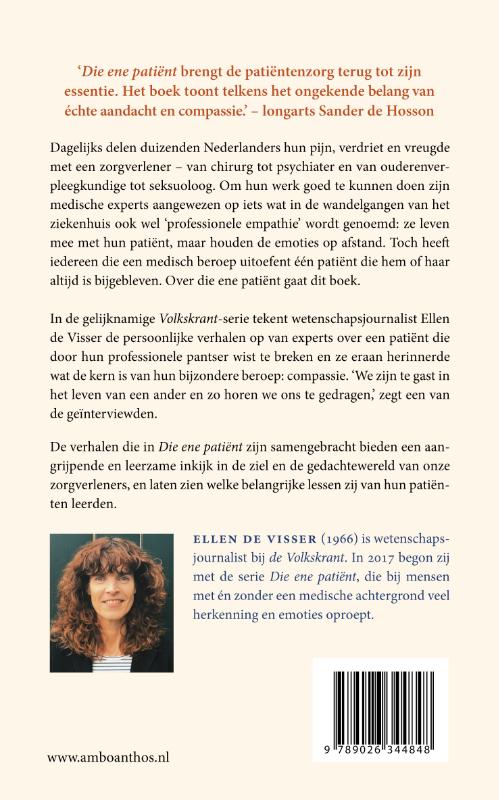 Achterkant van Die ene patiënt