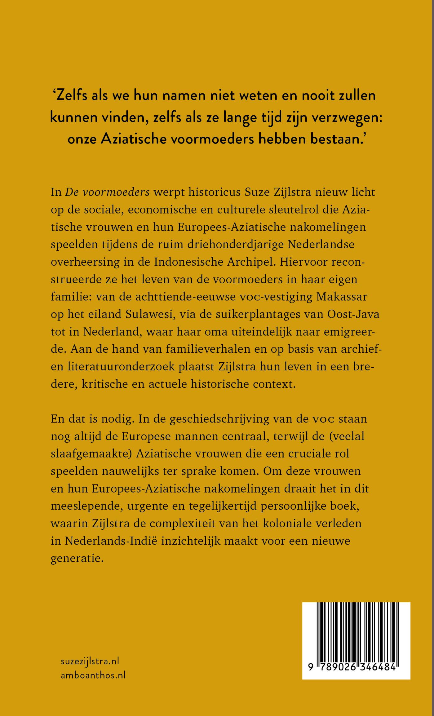Achterkant van De voormoeders