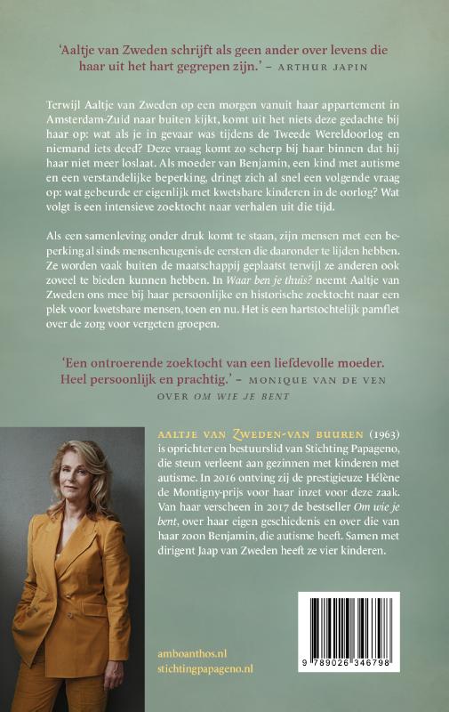 Achterkant van Waar ben je thuis