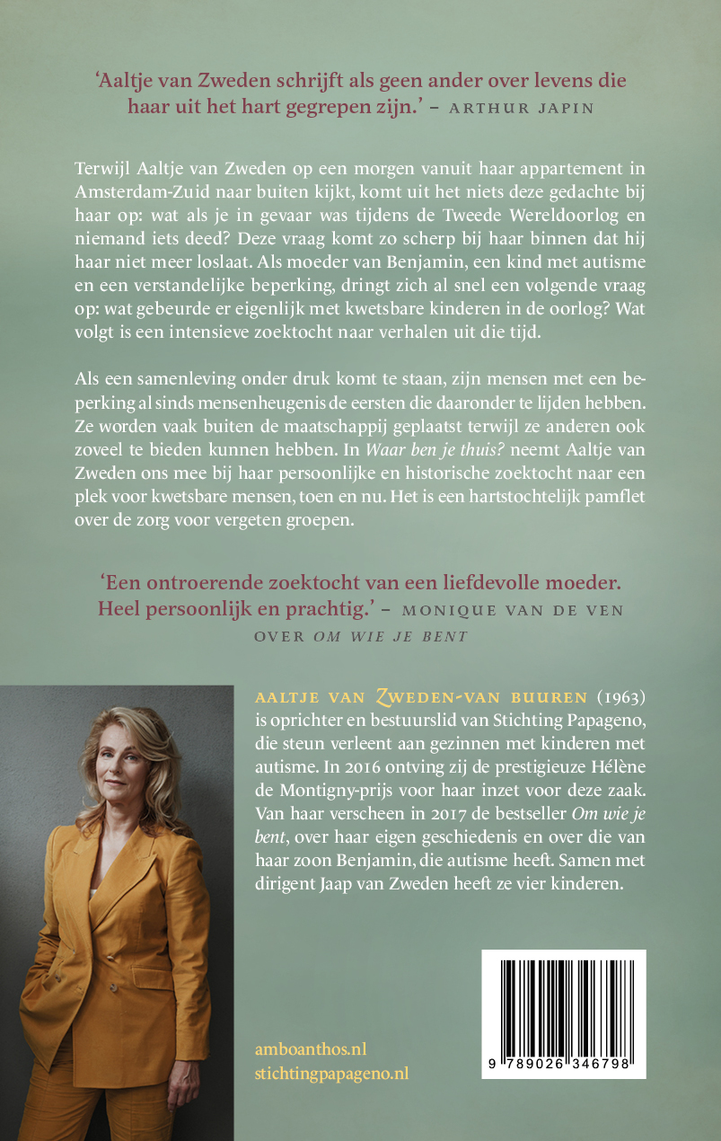 Achterkant van Waar ben je thuis