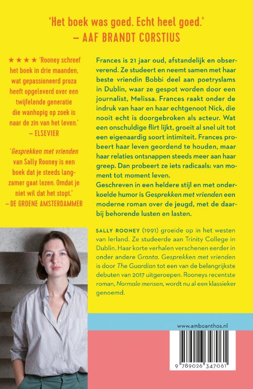 Achterkant van Gesprekken met vrienden