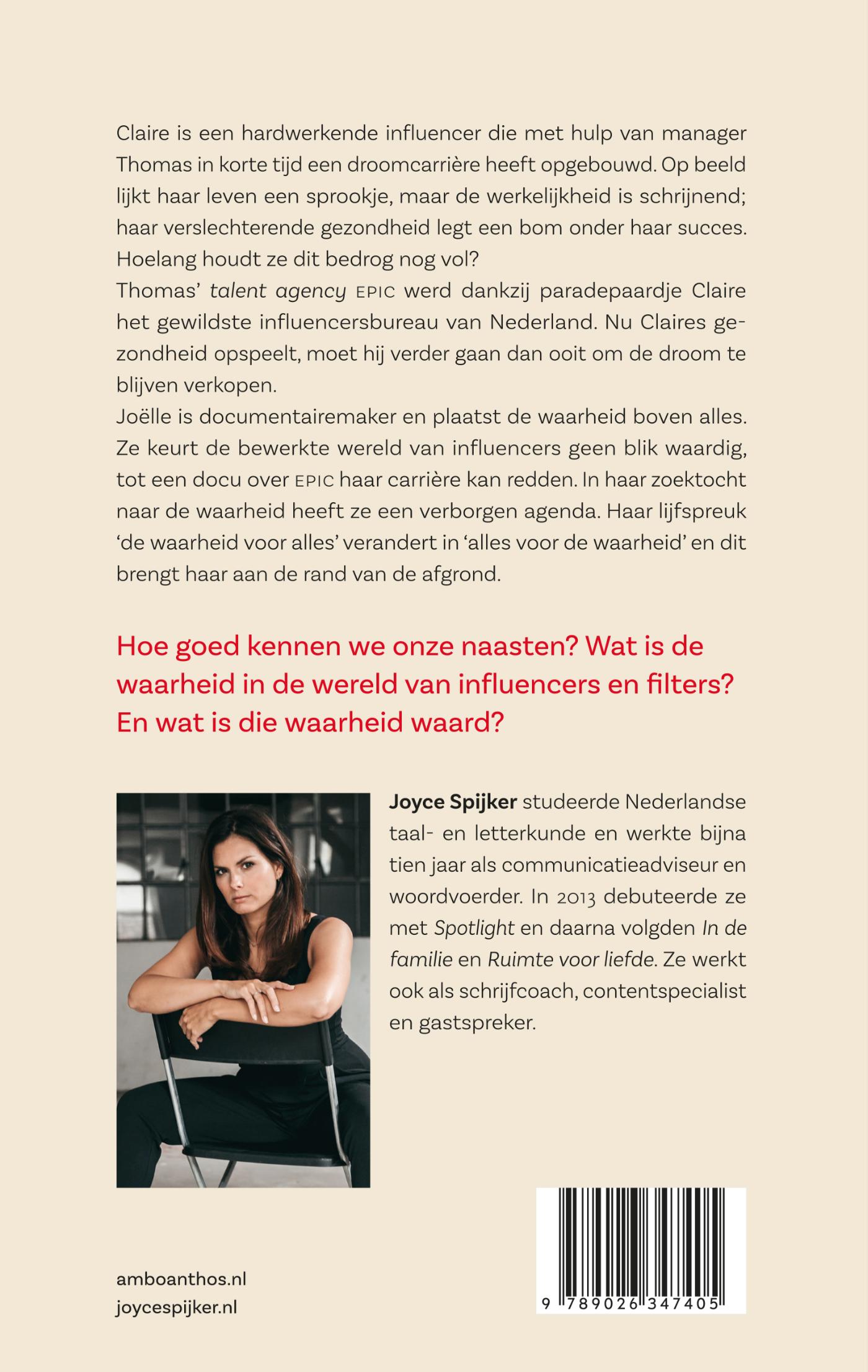 Achterkant van Volg me