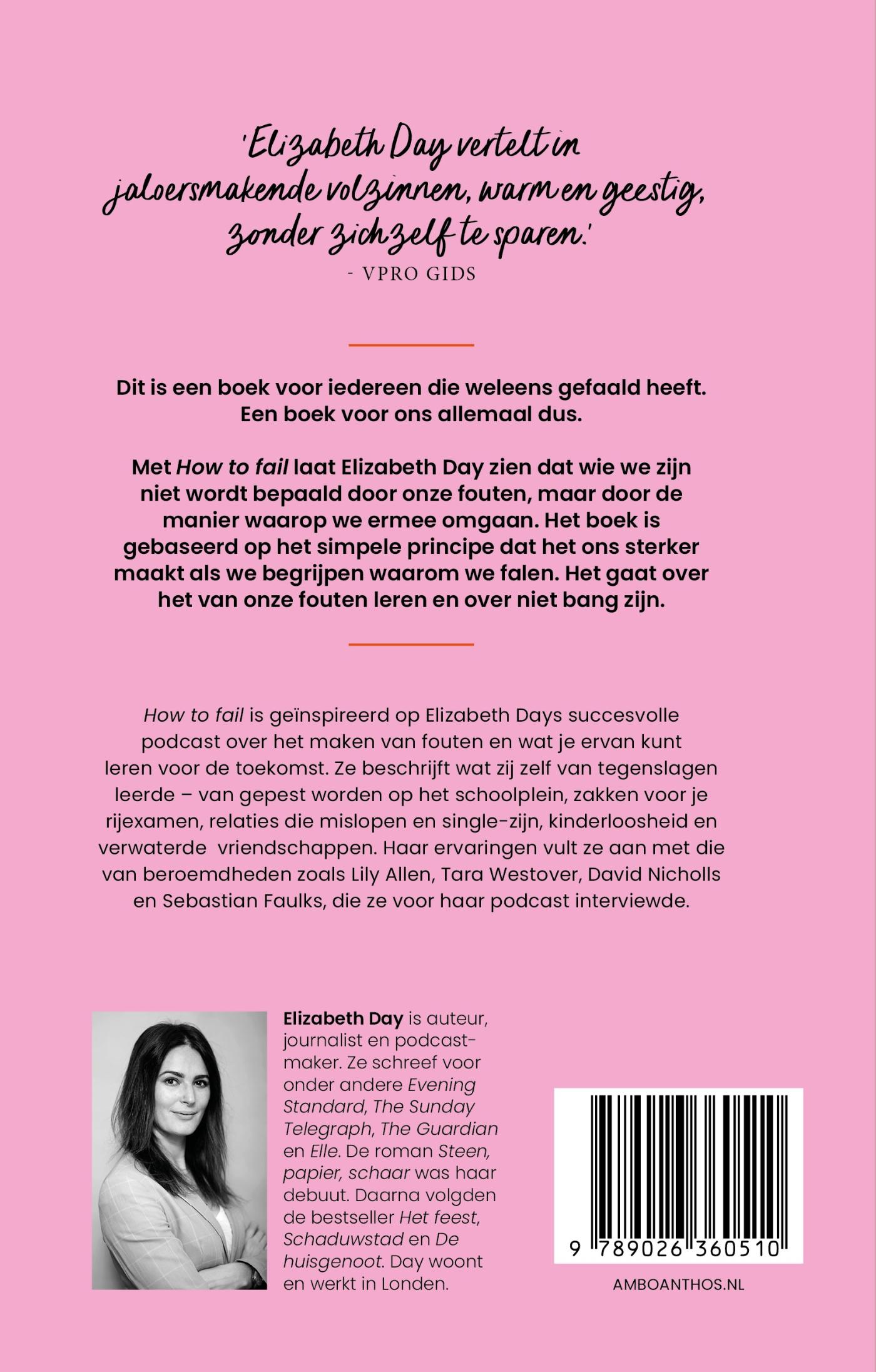 Achterkant van Durf te falen