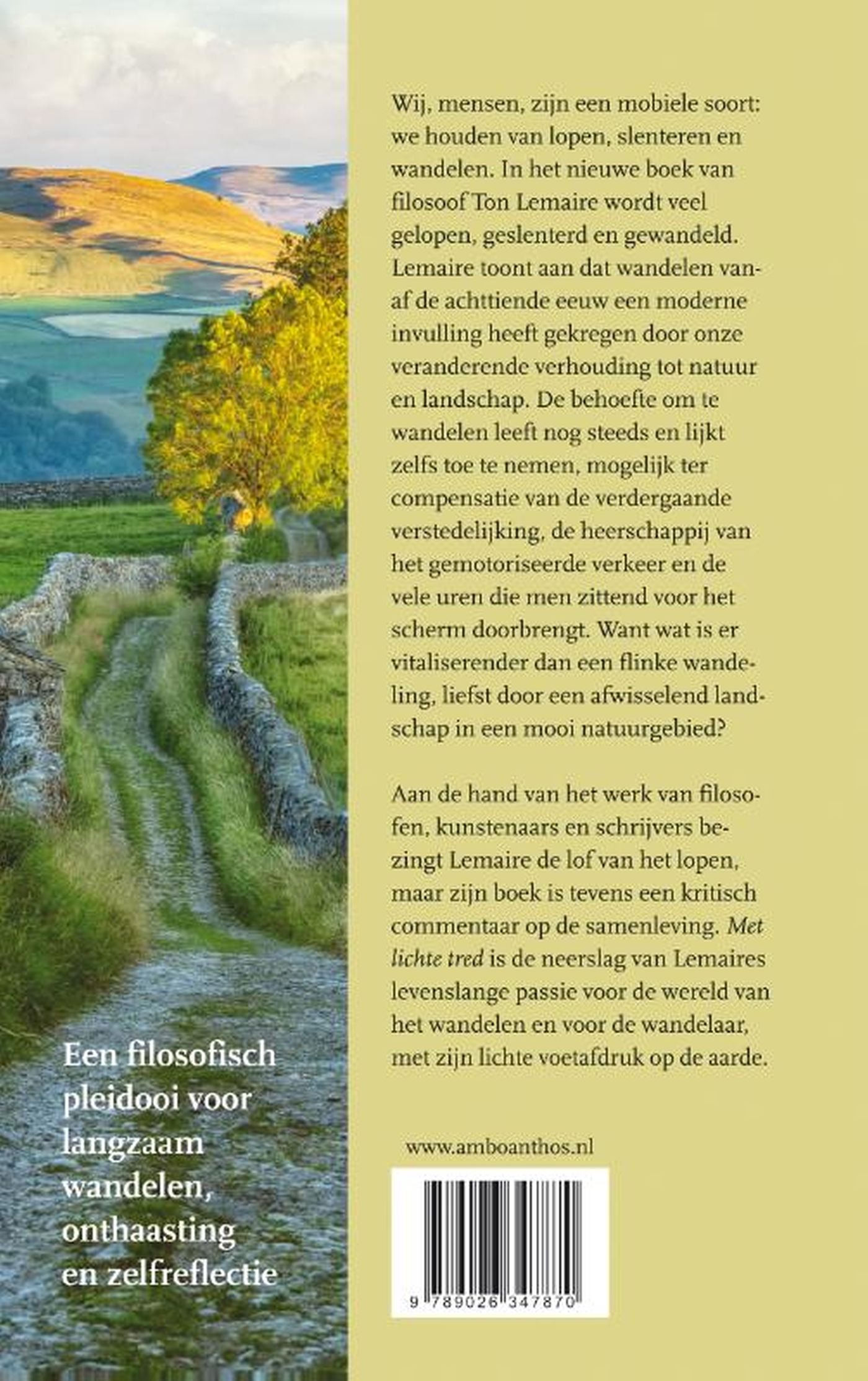 Achterkant van Met lichte tred
