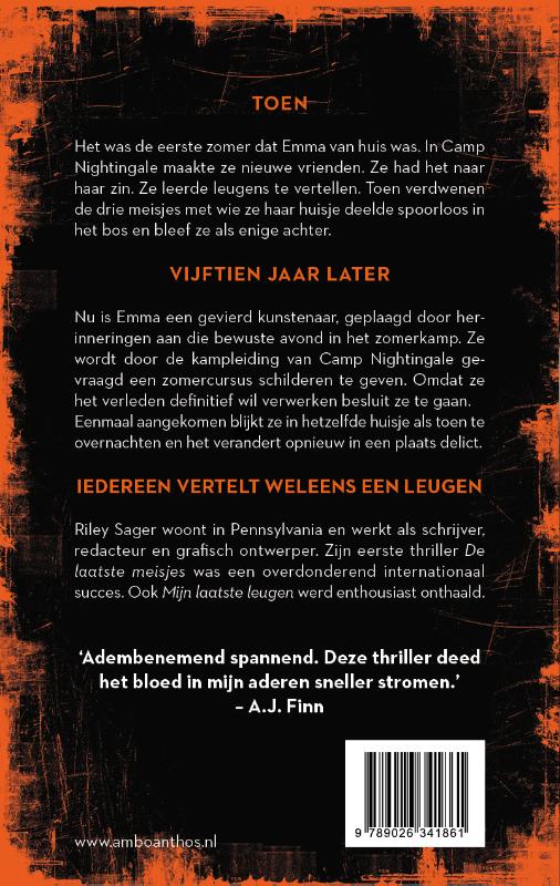Achterkant van Mijn laatste leugen