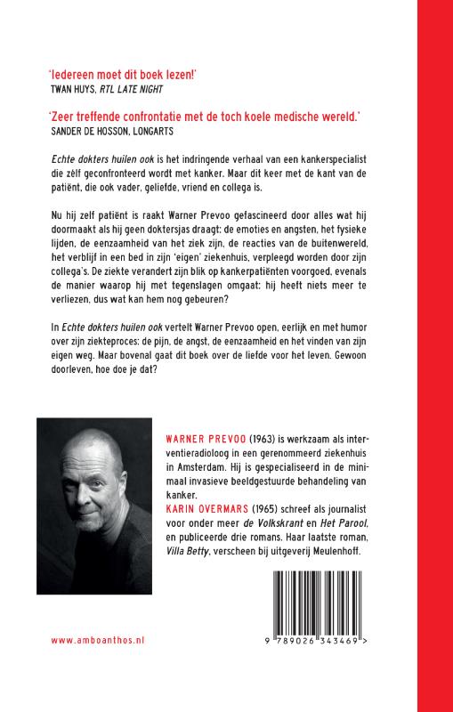 Achterkant van Echte dokters huilen ook