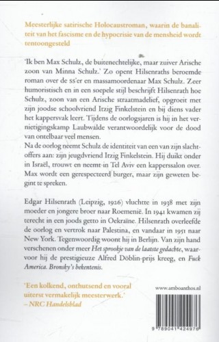 Achterkant van De nazi en de kapper
