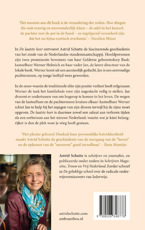 Achterkant van De laatste heer