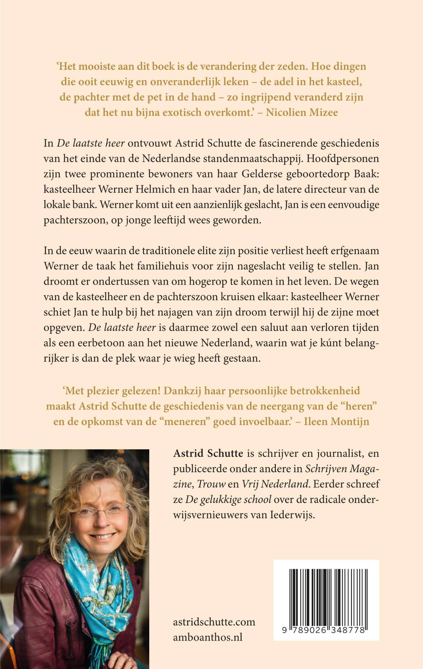 Achterkant van De laatste heer