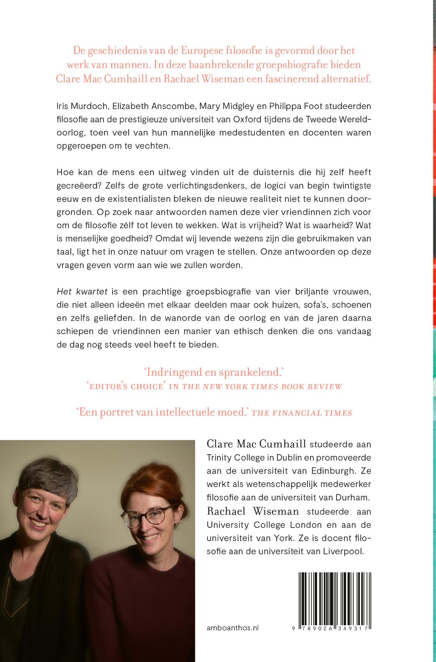 Achterkant van Het kwartet