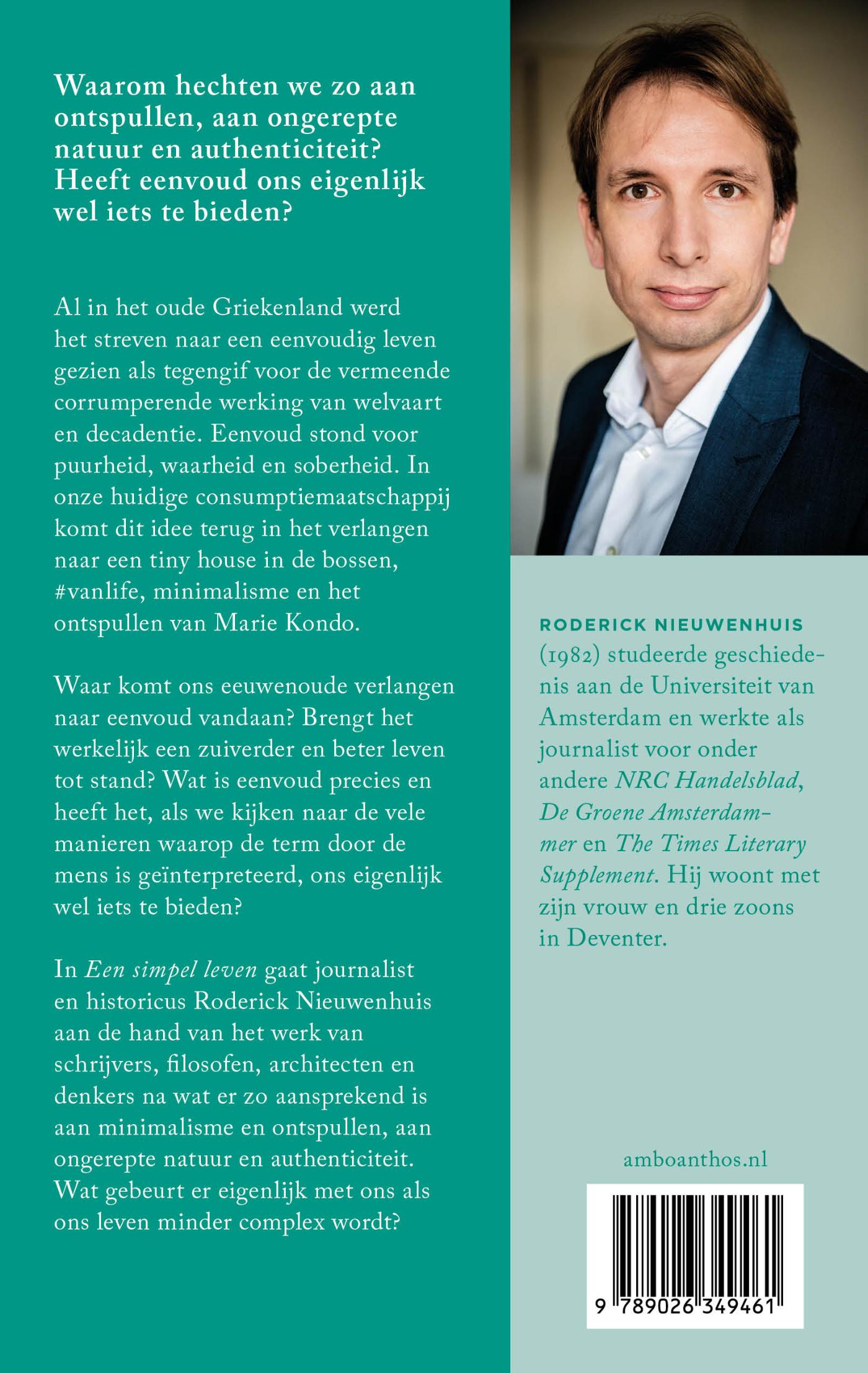 Achterkant van Een simpel leven