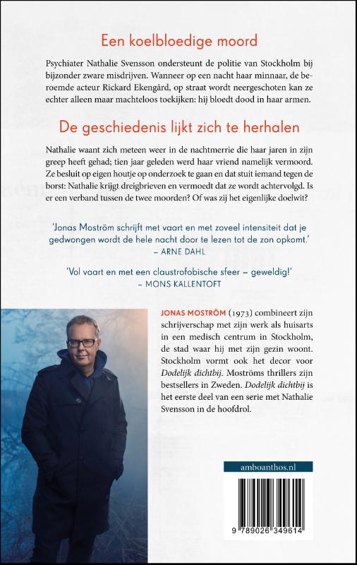 Achterkant van Dodelijk dichtbij