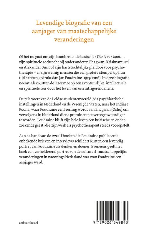 Achterkant van Jan Foudraine