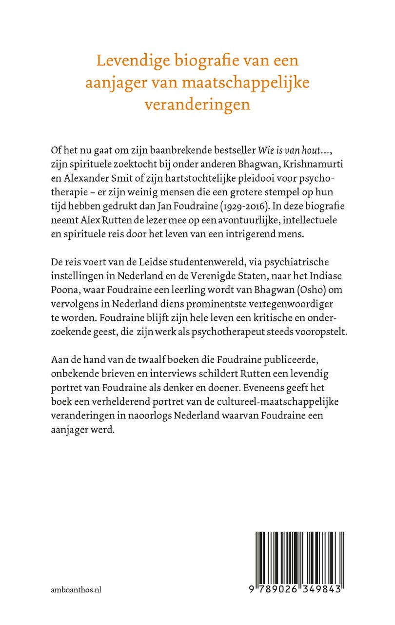 Achterkant van Jan Foudraine