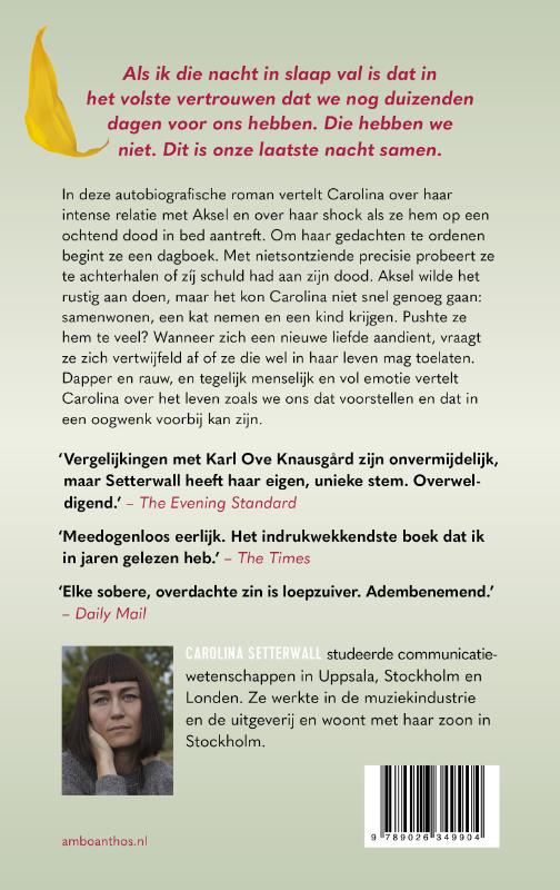 Achterkant van Laten we er het beste van hopen