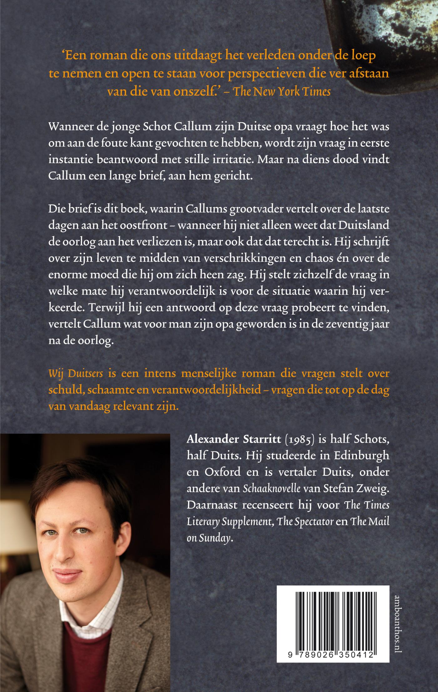 Achterkant van Wij Duitsers