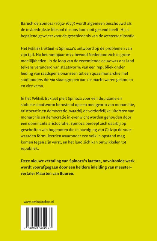 Achterkant van Politiek traktaat