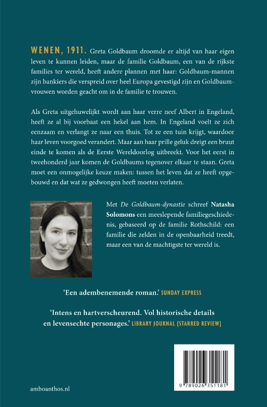 Achterkant van De Goldbaum dynastie