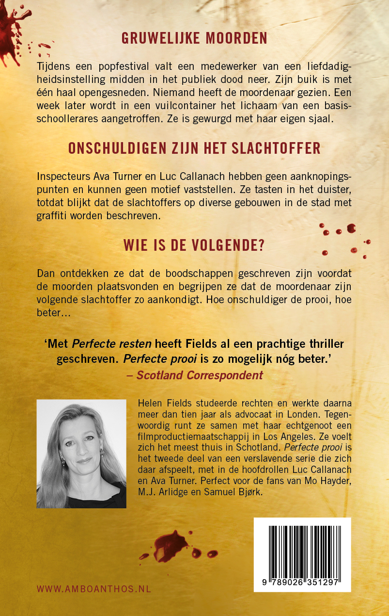 Achterkant van Perfecte prooi