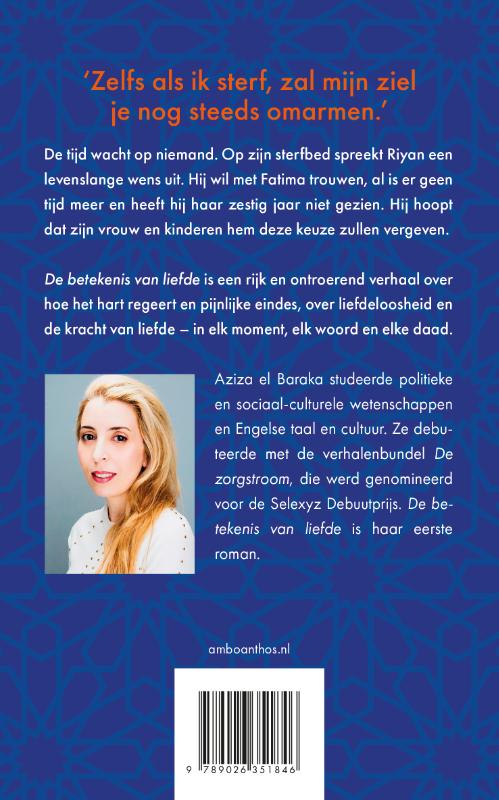 Achterkant van De betekenis van liefde