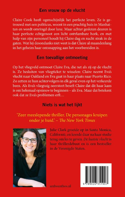 Achterkant van De laatste vlucht
