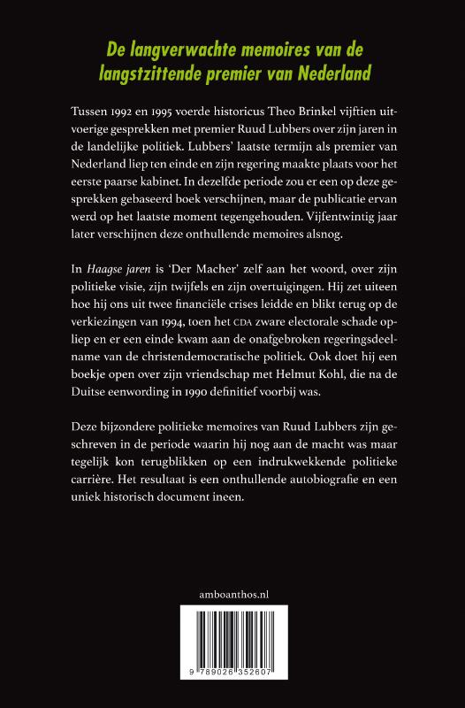 Achterkant van Haagse jaren
