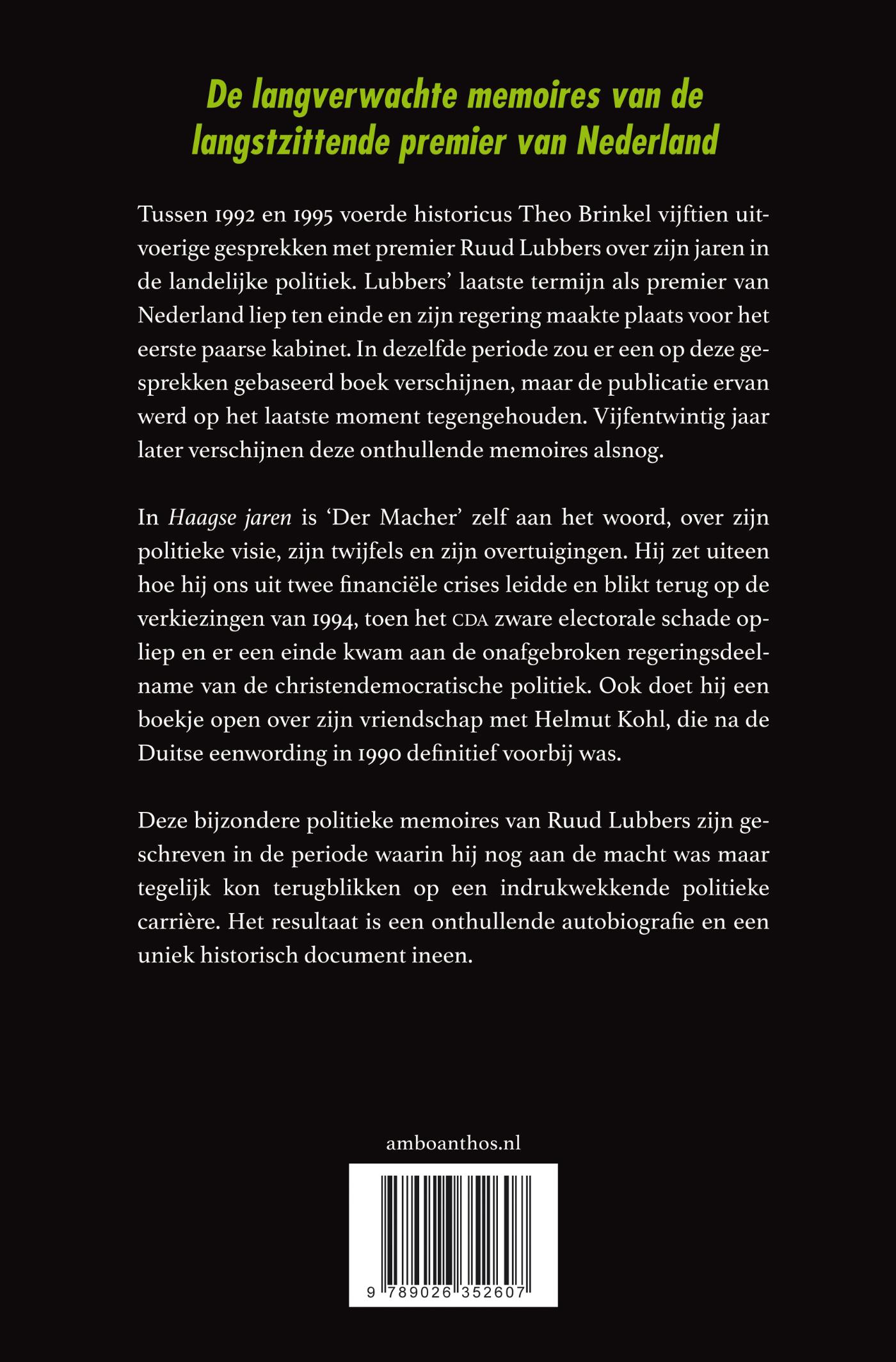 Achterkant van Haagse jaren
