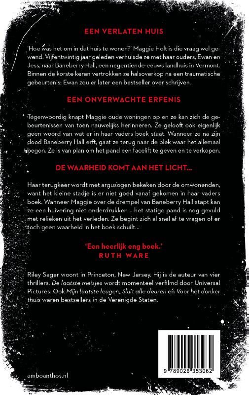 Achterkant van Voor het donker thuis