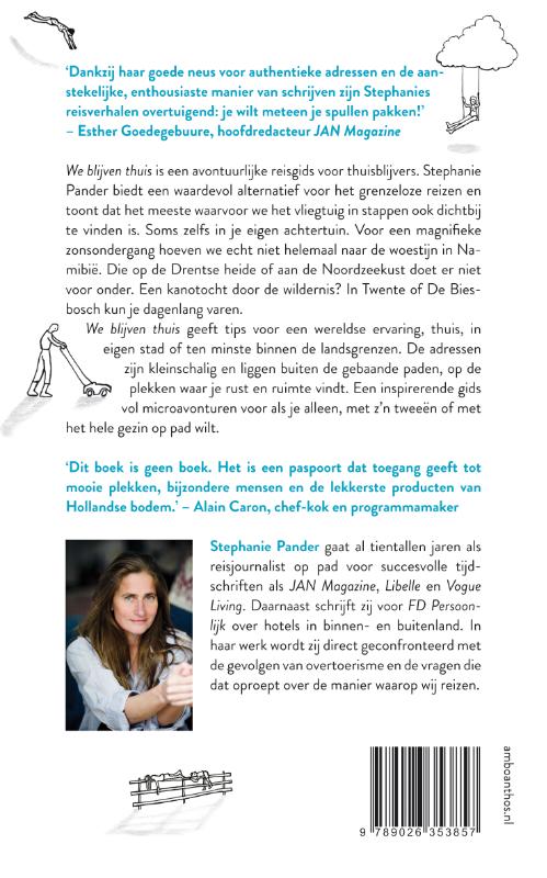 Achterkant van We blijven thuis