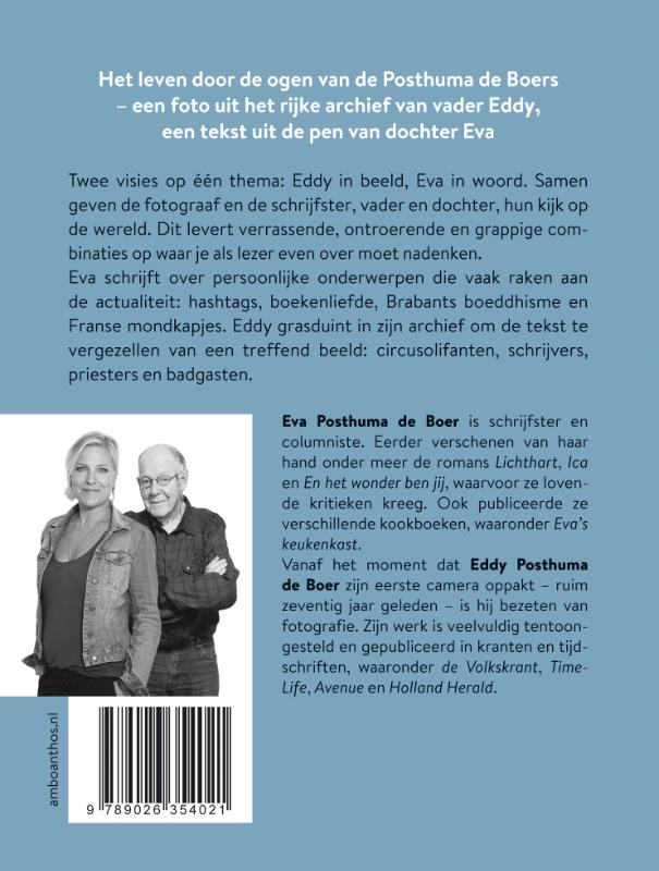 Achterkant van Muggen & olifanten