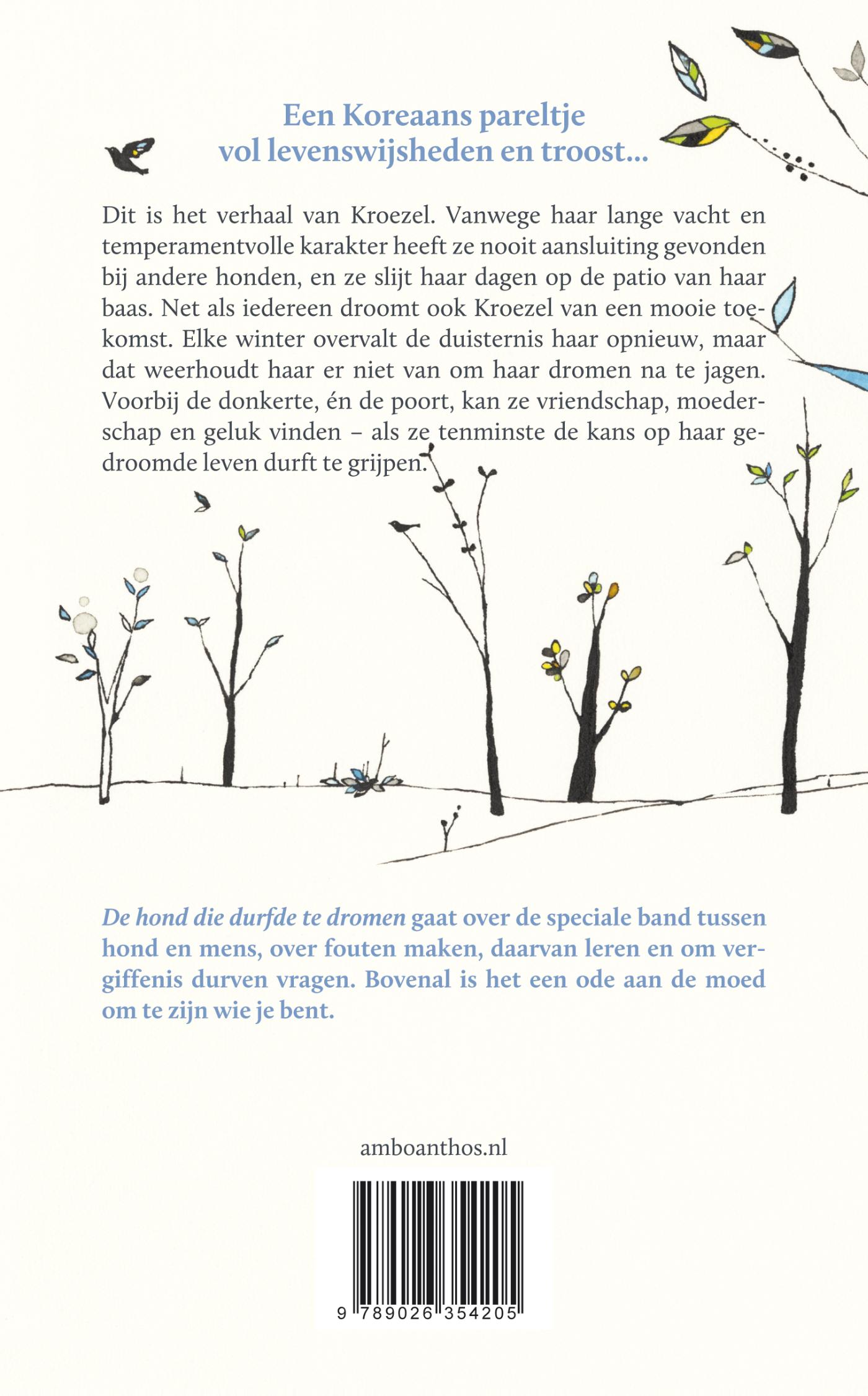 Achterkant van De hond die durfde te dromen