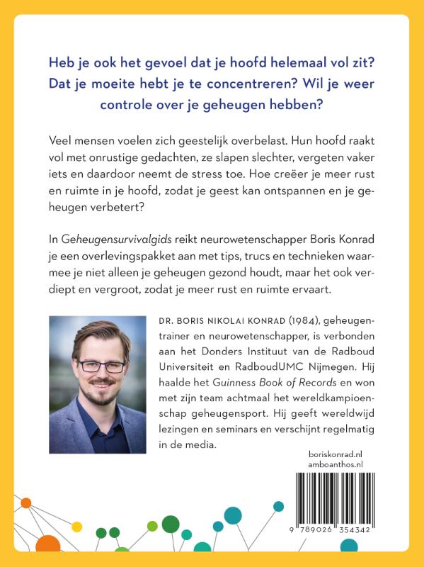 Achterkant van Geheugensurvivalgids