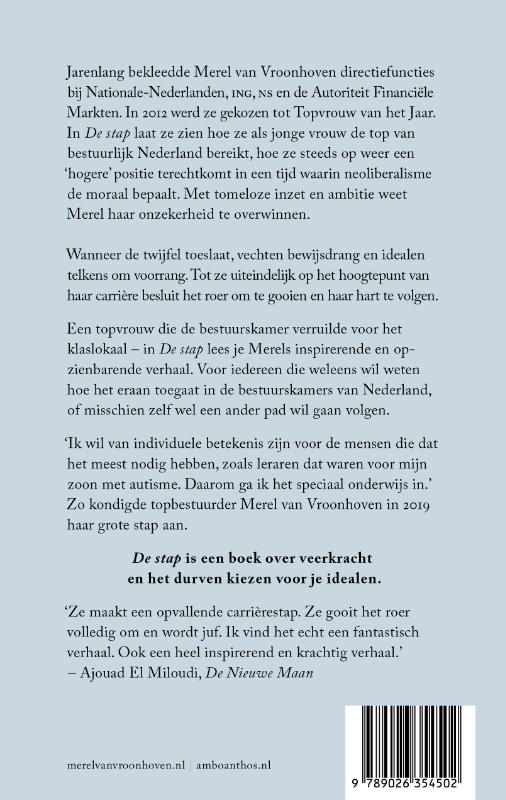Achterkant van De stap