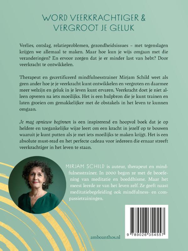 Achterkant van Je mag opnieuw beginnen