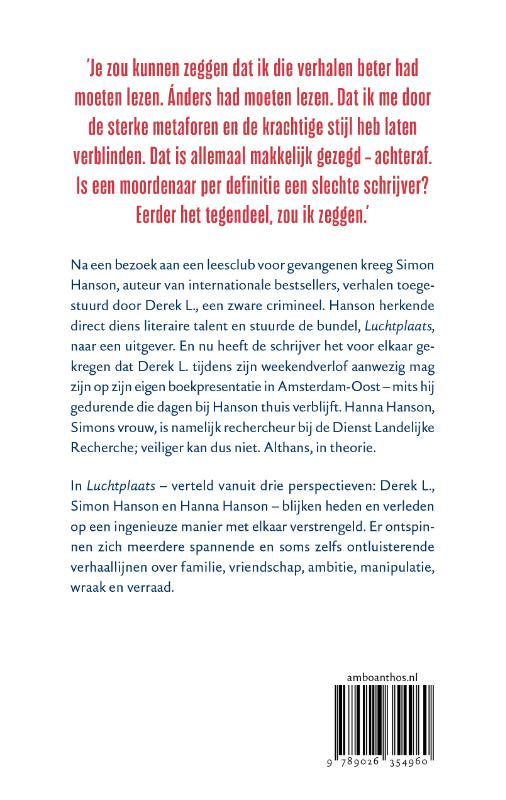 Achterkant van Luchtplaats