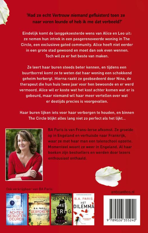 Achterkant van De therapeut