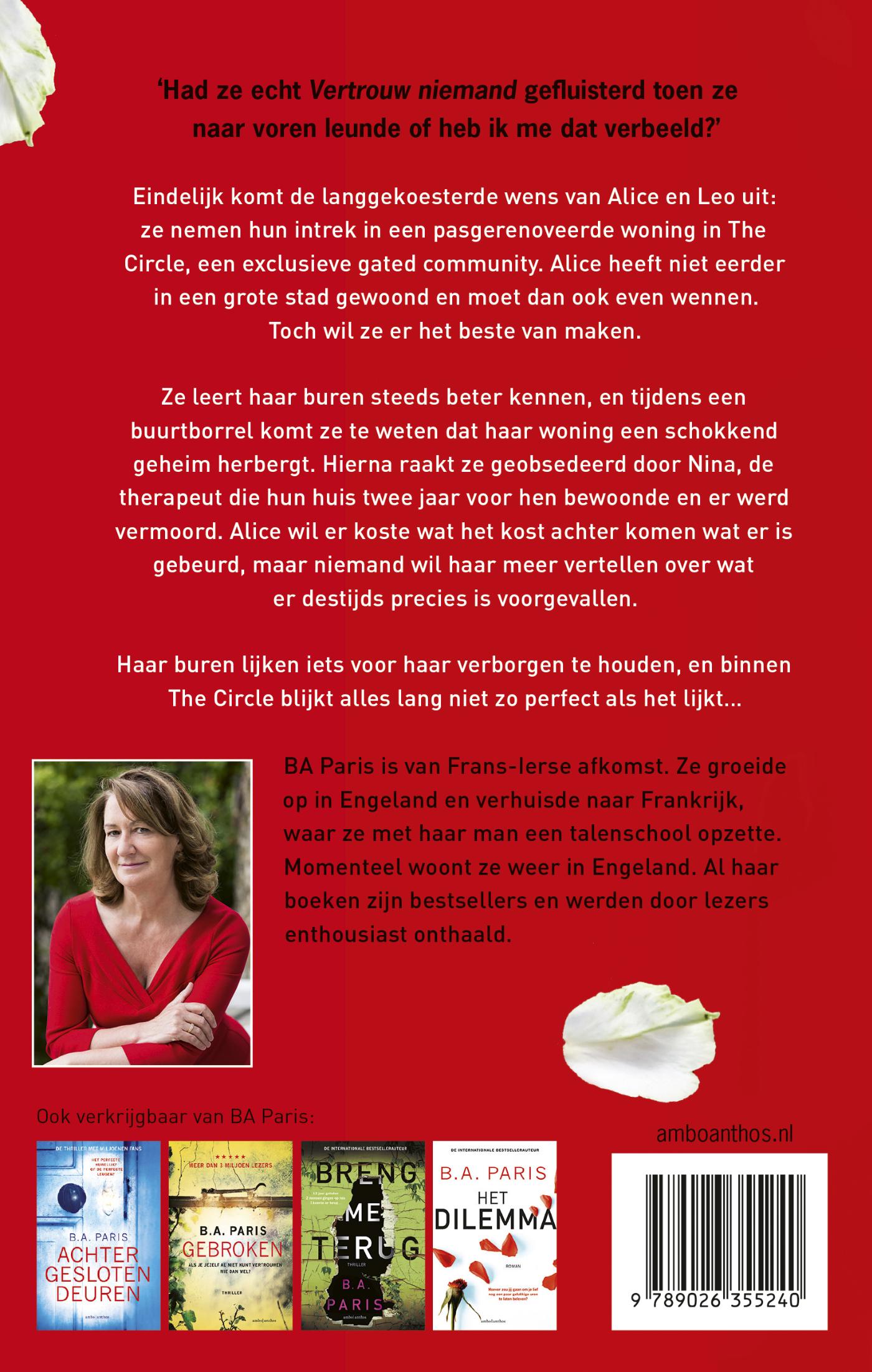 Achterkant van De therapeut