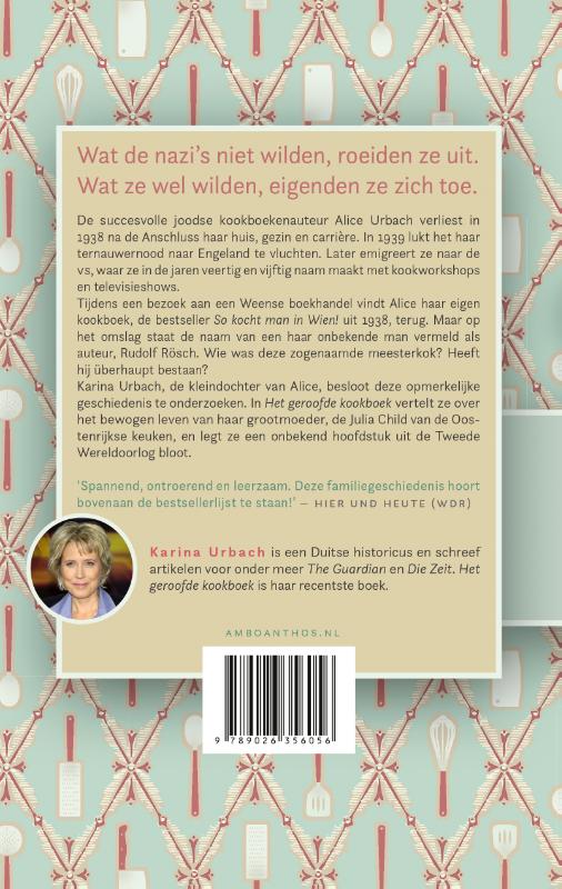 Achterkant van Het geroofde kookboek