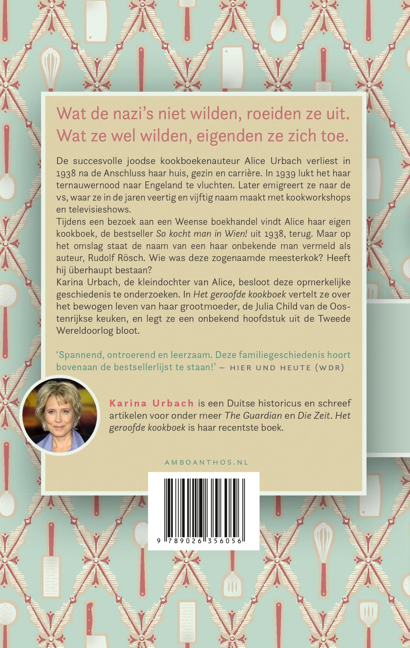 Achterkant van Het geroofde kookboek