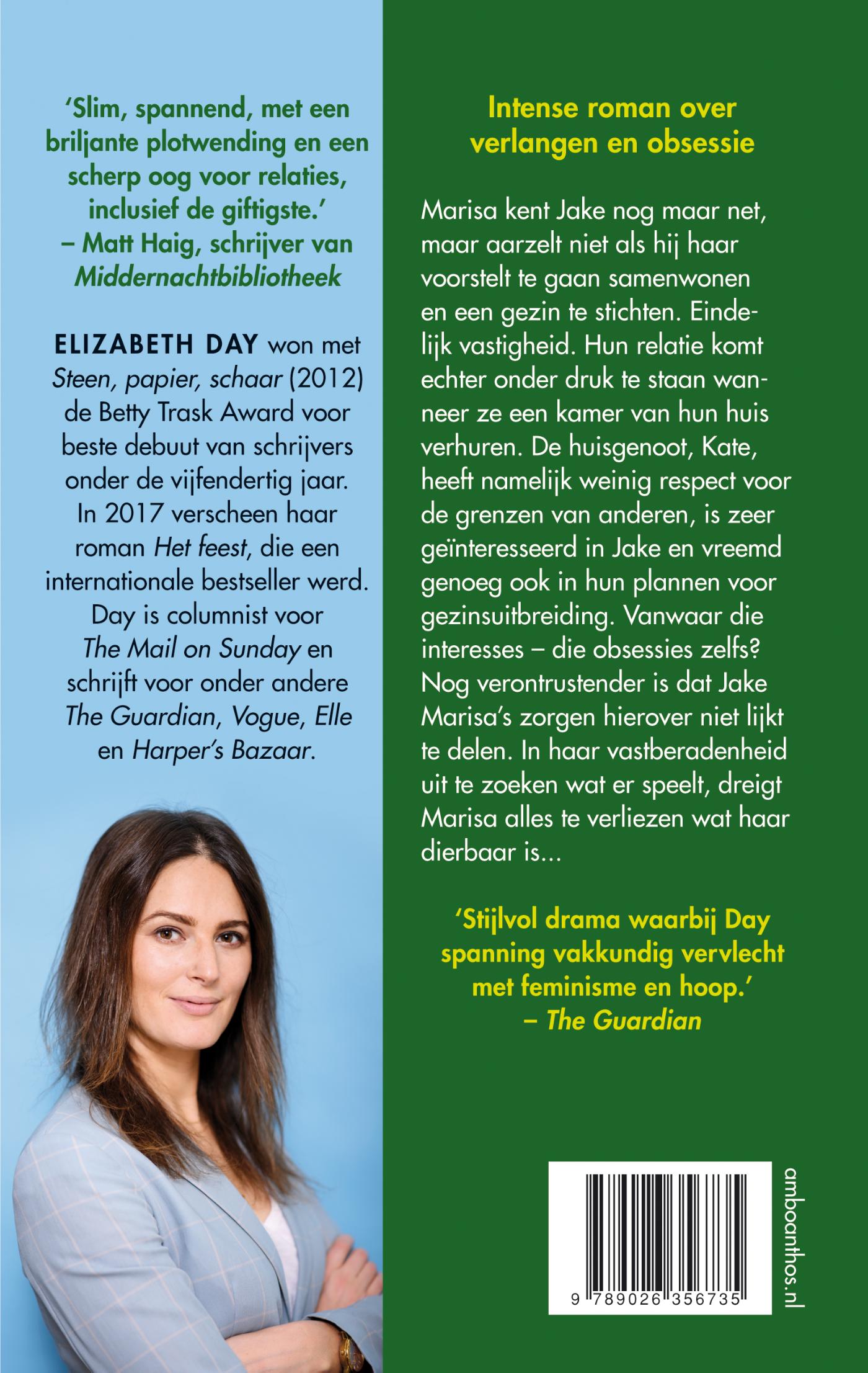 Achterkant van De huisgenoot
