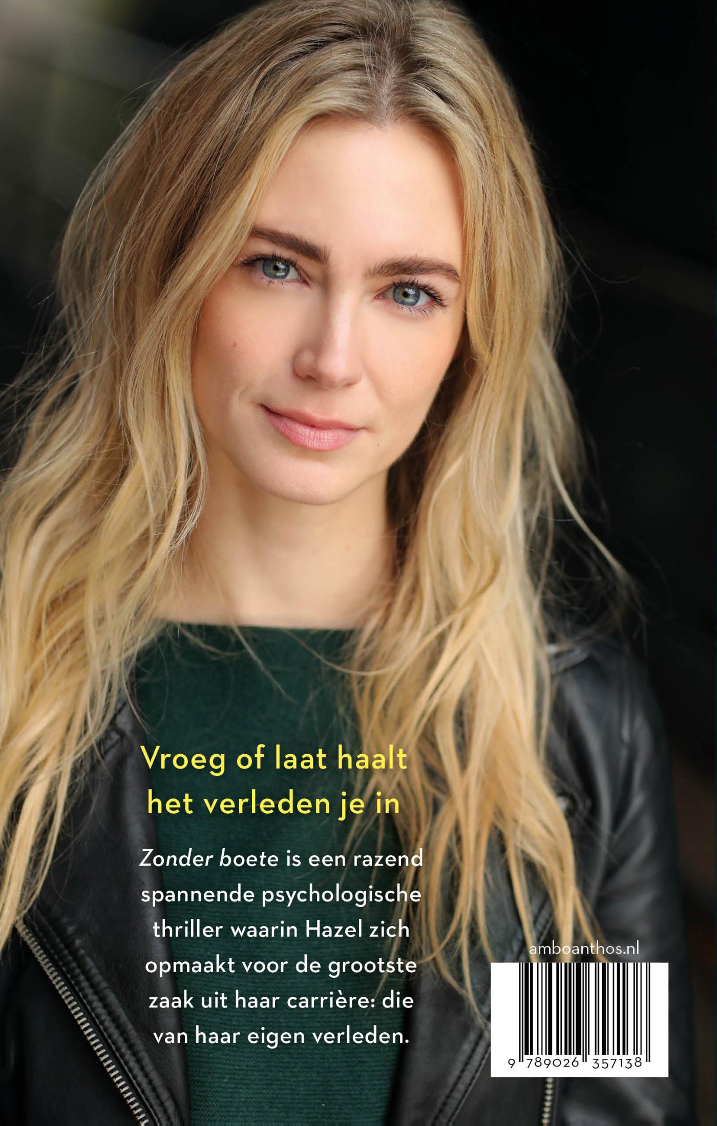 Achterkant van Zonder boete