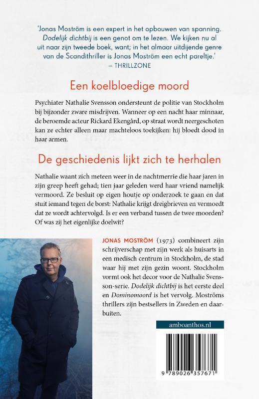 Achterkant van Dodelijk dichtbij
